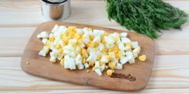 Рецепт салат 8 марта с крабовыми палочками