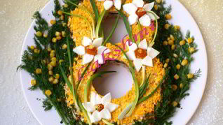 Рецепт Салат 8 Марта