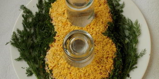 Рецепт салат 8 марта