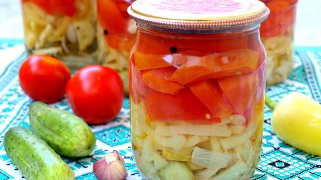 Рецепт Салат Ассорти на зиму