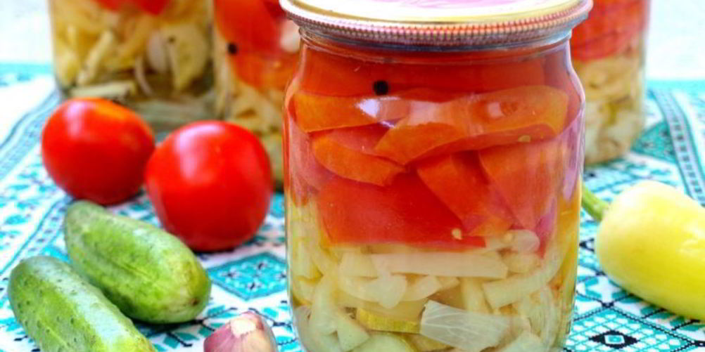 Как приготовить салат ассорти на зиму