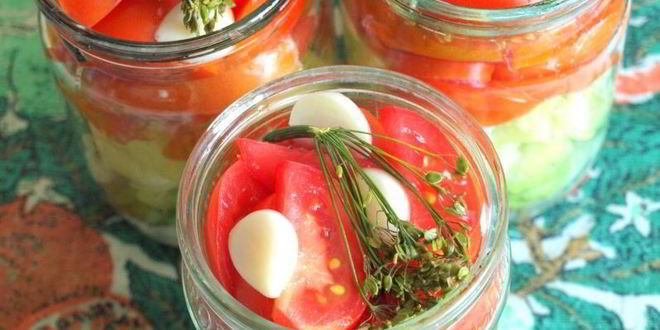 Рецепт салат ассорти на зиму