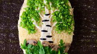 Рецепт Салат Белая береза