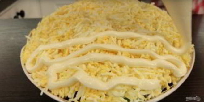 Рецепт салат белая береза