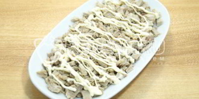 Рецепт салат бусы на снегу