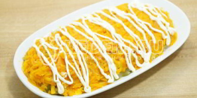 Рецепт салат бусы на снегу