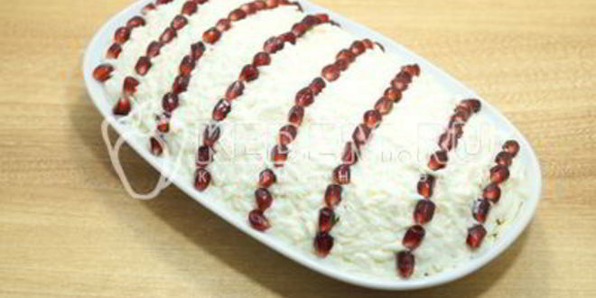 Рецепт салат бусы на снегу