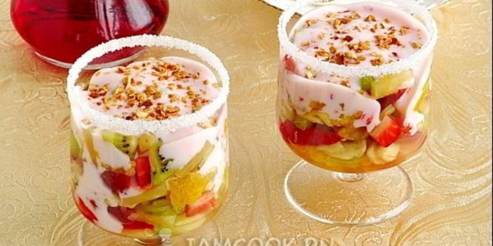 Как приготовить салат фруктовый рай