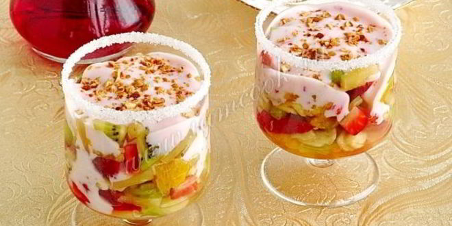 Рецепт салат фруктовый рай