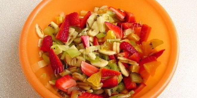 Рецепт салат фруктовый рай