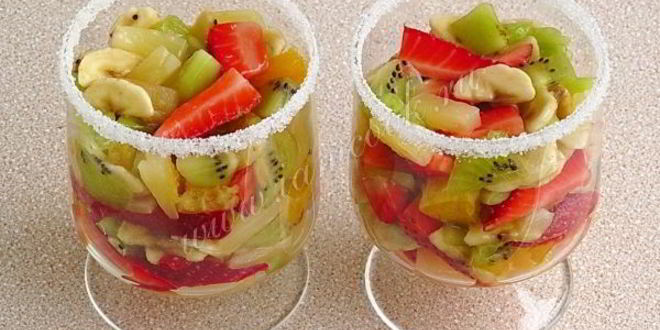 Рецепт салат фруктовый рай