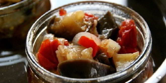 Рецепт салат из баклажанов на зиму