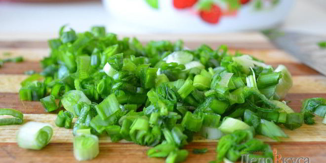 Рецепт салат из черемши с огурцами