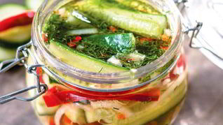 Рецепт Салат из огурцов