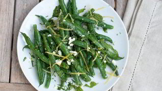 Рецепт Салат из спаржевой фасоли