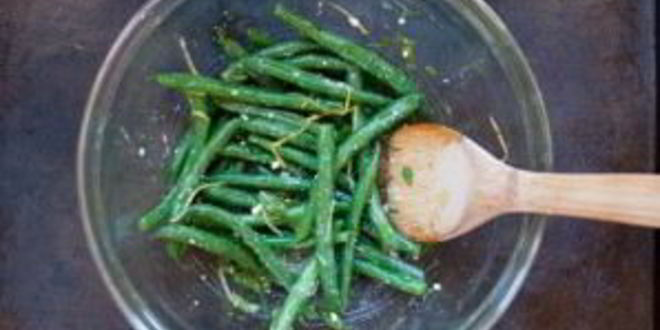 Рецепт салат из спаржевой фасоли