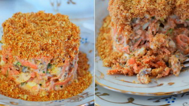 Рецепт Салат Крошка