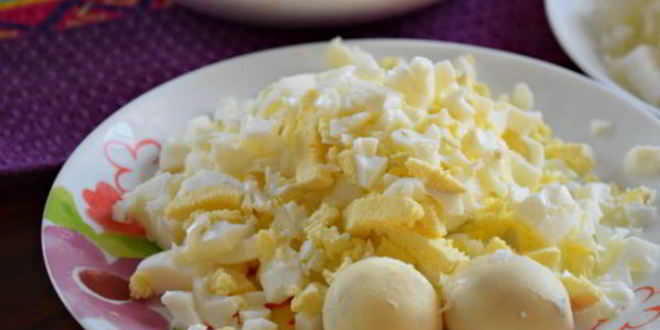 Рецепт салат крошка