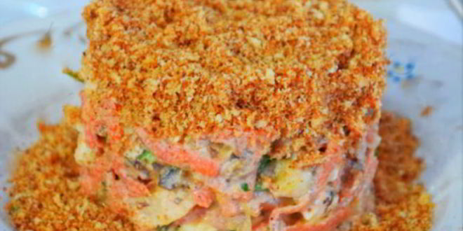 Рецепт салат крошка