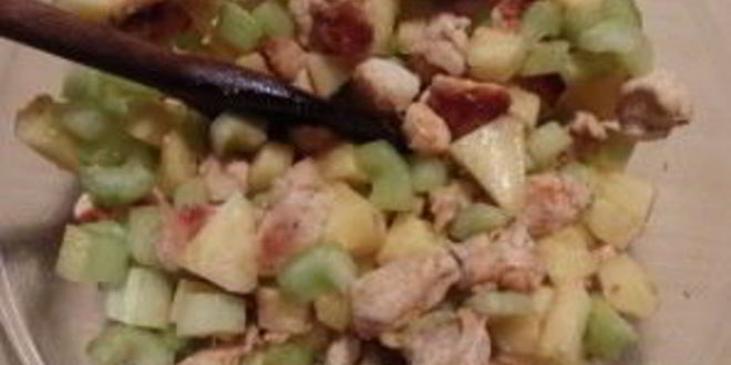 Рецепт салат курица с ананасом