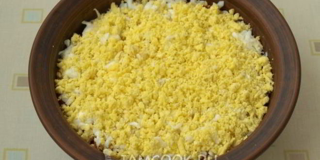 Рецепт салат мимоза с горбушей