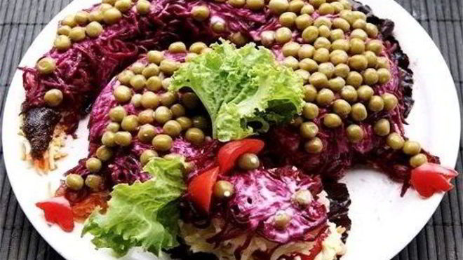 Рецепт Салат Новогодний дракон