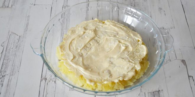 Рецепт салат одуванчик с красной рыбой