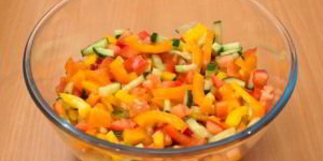 Рецепт салата овощного