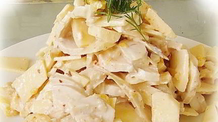 Рецепт Салат по-кубински из курицы