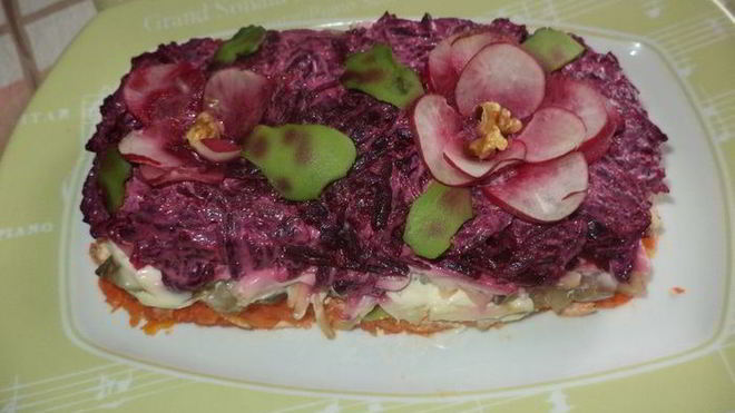 Рецепт Селедка под шубой