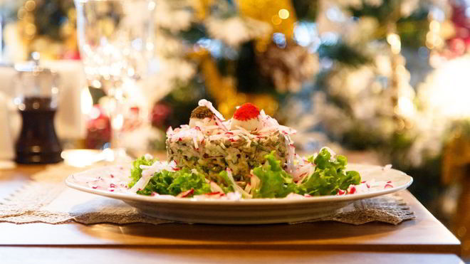 Рецепт Салат Птичье гнездо