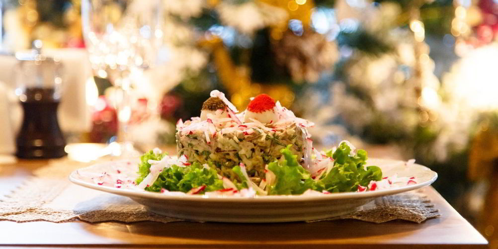 Как приготовить салат птичье гнездо