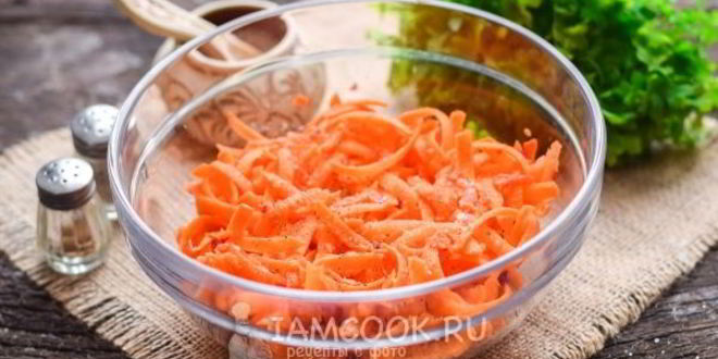 Рецепт салат рыжик с морковью