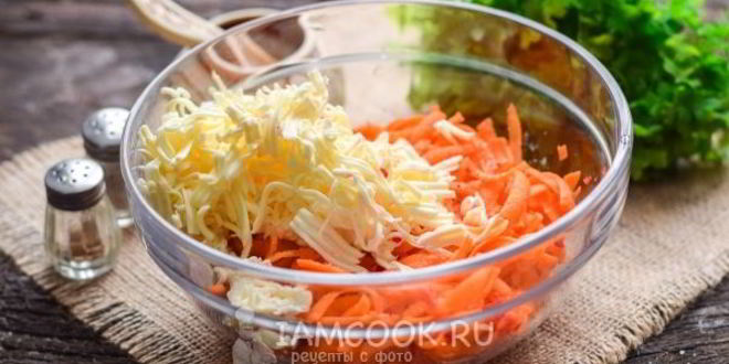 Рецепт салат рыжик с морковью