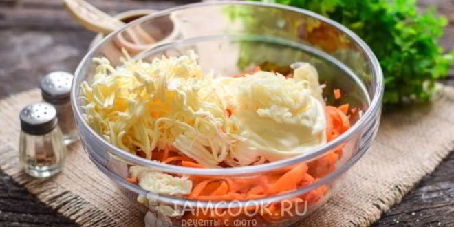 Рецепт салат рыжик с морковью