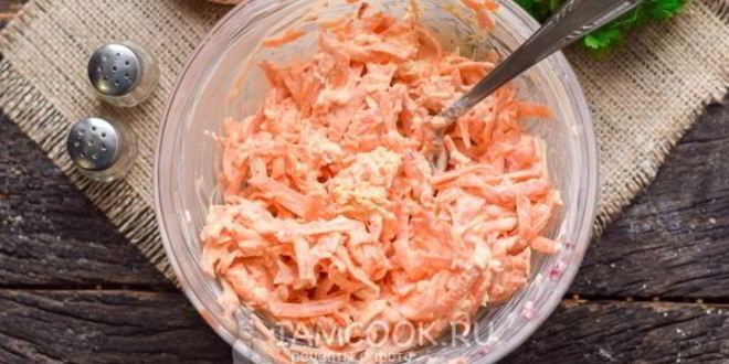 Рецепт салат рыжик с морковью