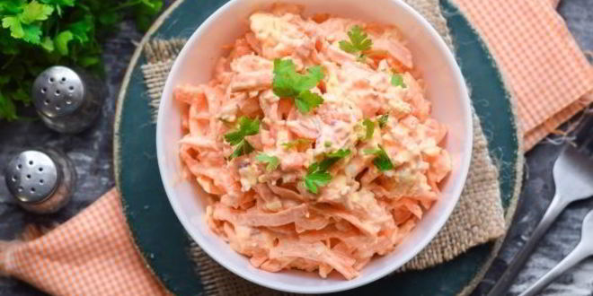 Рецепт салат рыжик с морковью