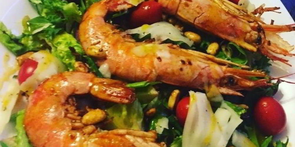 Как приготовить салат с аргентинскими креветками