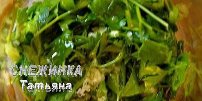 Рецепт салат с бальзамическими помидорами под соусом из петрушки