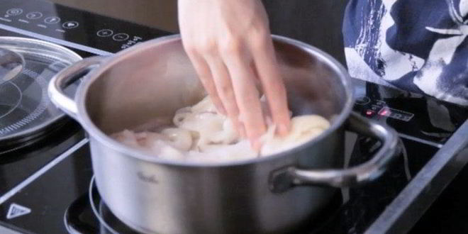 Рецепт салат с кальмарами