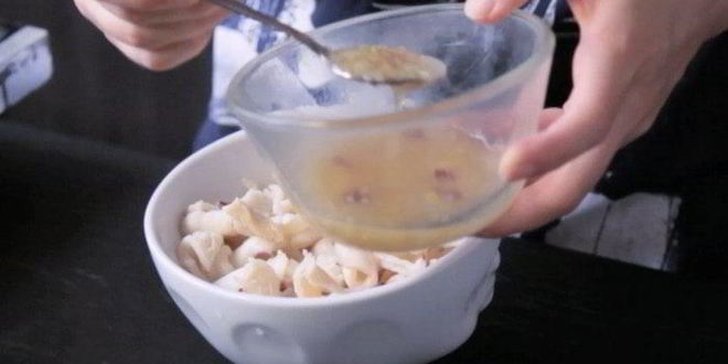 Рецепт салат с кальмарами