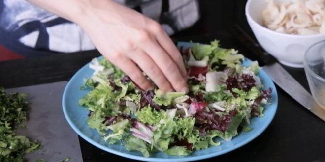 Рецепт салат с кальмарами