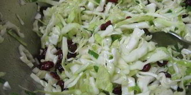 Рецепт салата с клюквого