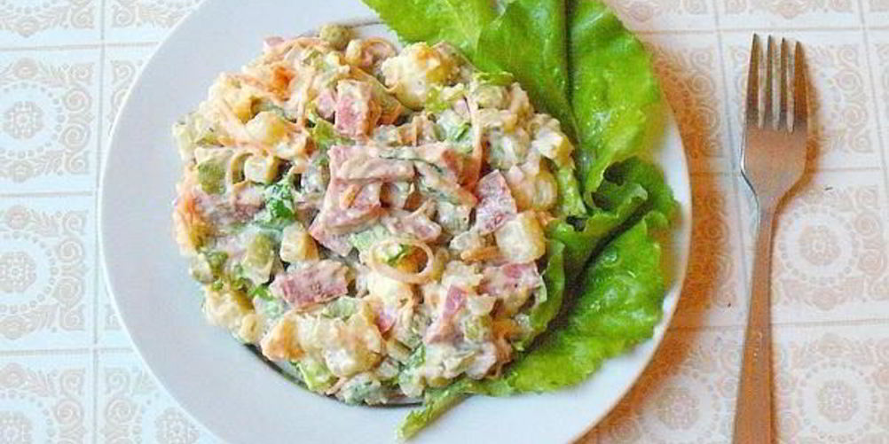 Рецепт салат хе из мяса с морковью