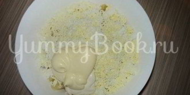 Рецепт салат с копченой грудкой и ананасами