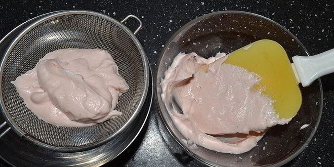 Рецепт салат с крабовым мясом в 3-х текстурах