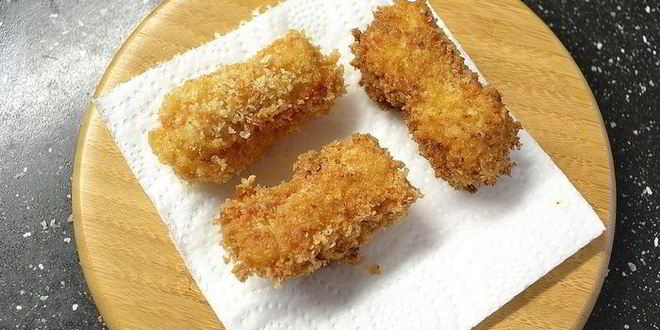 Рецепт салат с крабовым мясом в 3-х текстурах