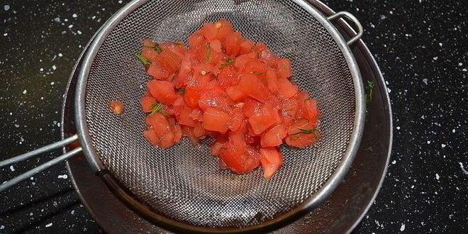 Рецепт салат с крабовым мясом в 3-х текстурах