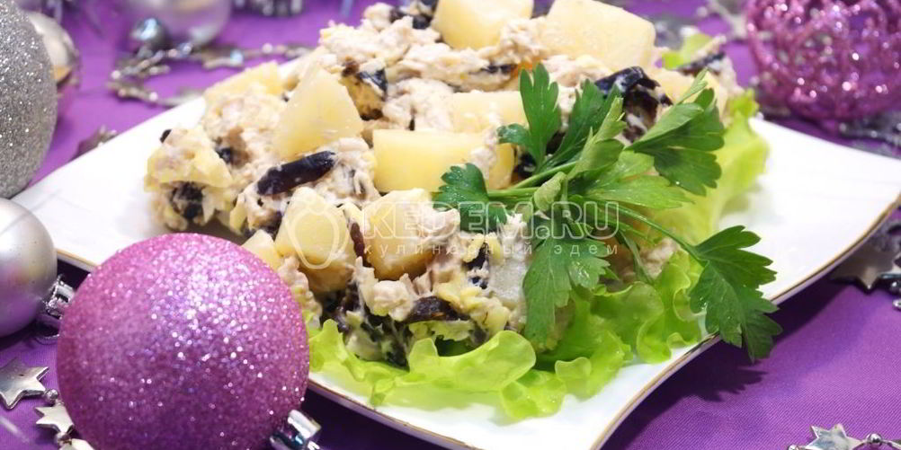 Рецепт салат цезарь с курицей