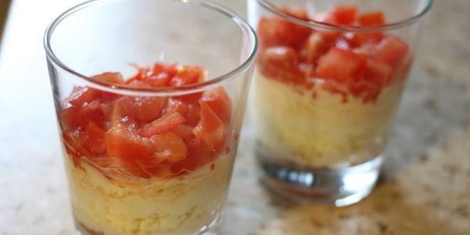 Рецепт салат с лососем и помидорами